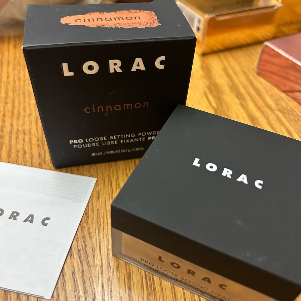 New LORAC Cinnamon Pro Loose Setting Powder